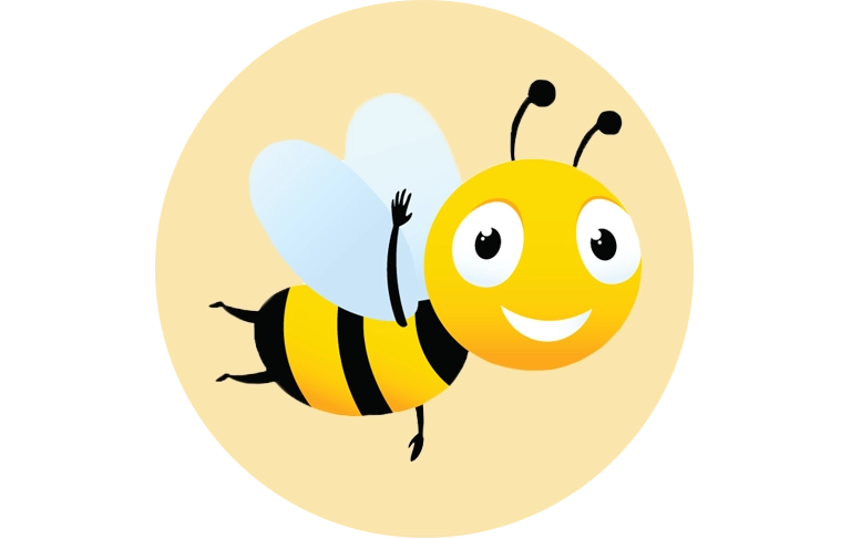 Uśmiechnięta pszczoła